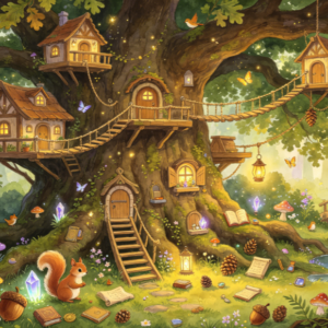 Magical Squirrel Treehouse