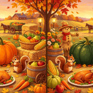 Squirrel's Golden Forest Harvest